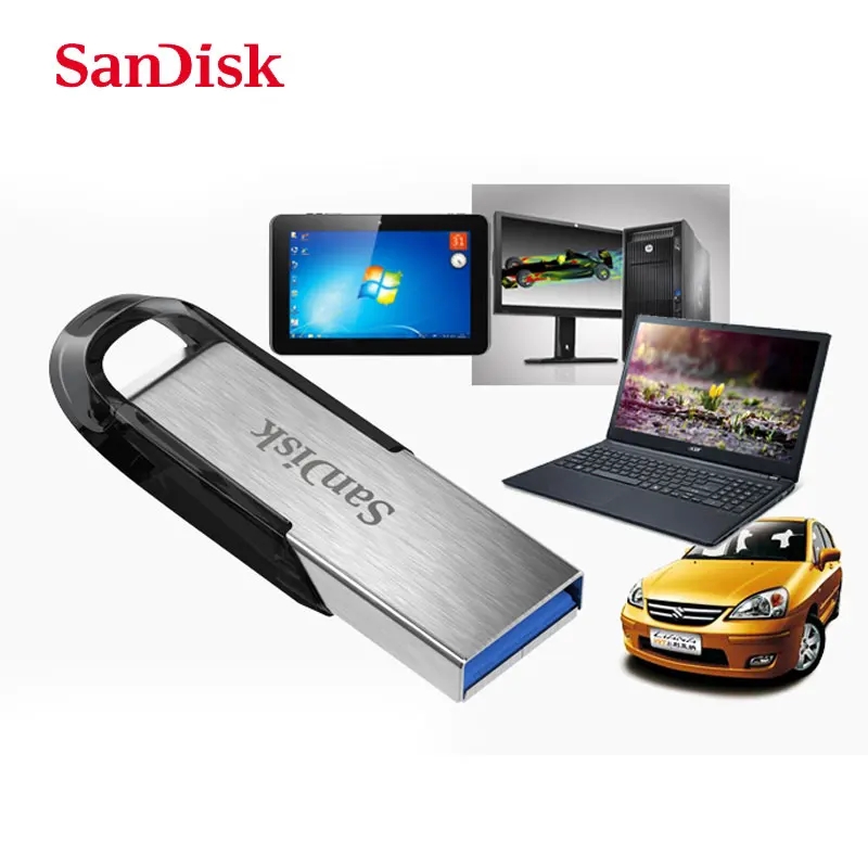 Sandisk USB Flash Drive 3.0 pendrive 128GB 64GB Ultra Flair 32GB PEN DRIVE 16gb 256gb Key Usb Memory Stick 150MB For PC