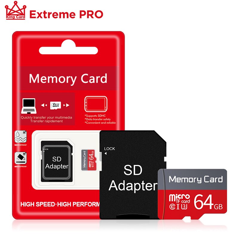 Hotsale Micro Sd Card Geheugenkaarten 16Gb 32Gb Microsd Mini Tf Flash Card 32Gb 64Gb Class10 voor Smartphone/Tablet/Camera