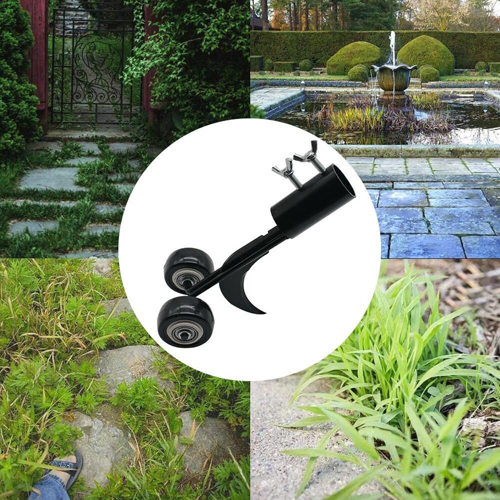 Weeder Fork Lawn weeding hook Weeds Snatcher Weeder With Wheel Garden Lawn Killing Puller Gardening Weeding Tool