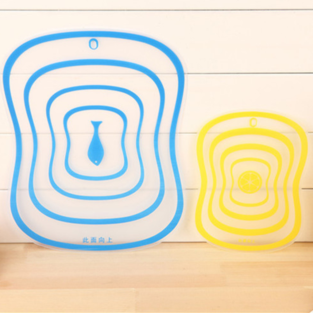 Kitchen Chopping Blocks Tool Flexible Transparent Cutting Board Kitchen PP Cutting Boards Classification Chopping Board