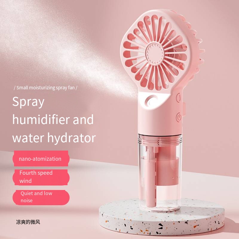 Neue Modelle Handheld Mini-Lüfter USB wiederauf ladbare tragbare Luftbe feuchter Nebel kühler Kühl sprühen Luftbe feuchter Lüfter für Zuhause/Büro/Wohnheim