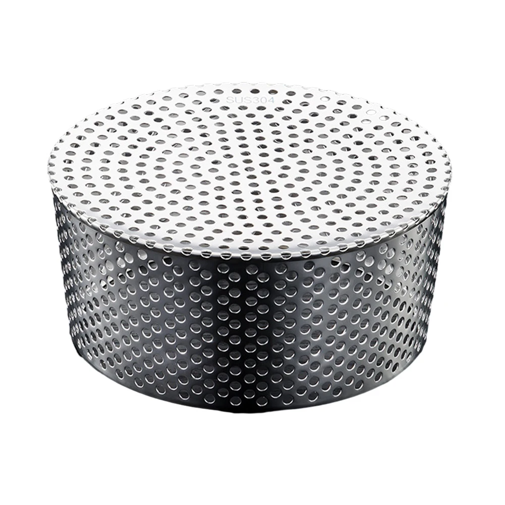 Drainage Cover Floor Drain Wall Insert Anti-blocking For Rooftop Balcony Outdoor Rain Bucket 50-200mm Practical