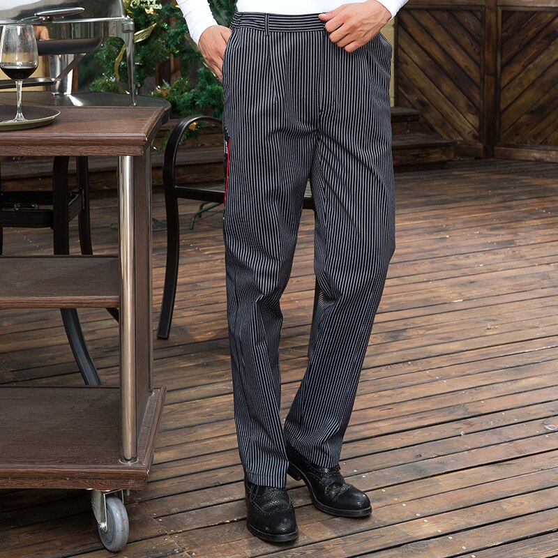 sommer 4XL schwarz koch hosen Restaurant kellner hosen unisex thailändisch Restaurant hosen kochen: gestreift / 4XL