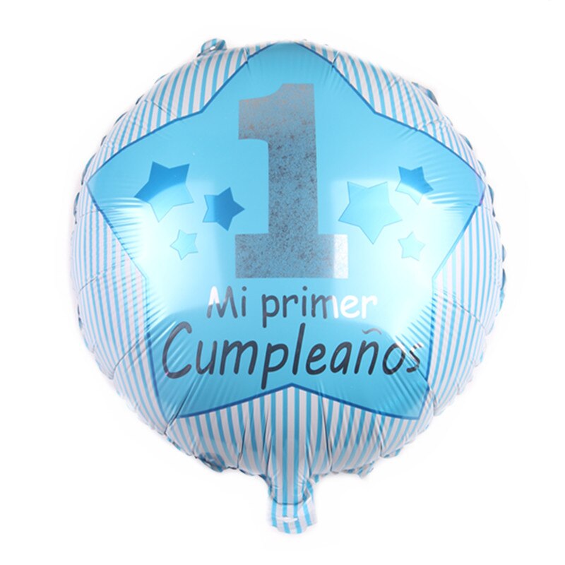 Ronde 18 inch jongen en meisje digitale aluminium film ballon baby aluminiumfolie verjaardagsfeestje layout helium ballon