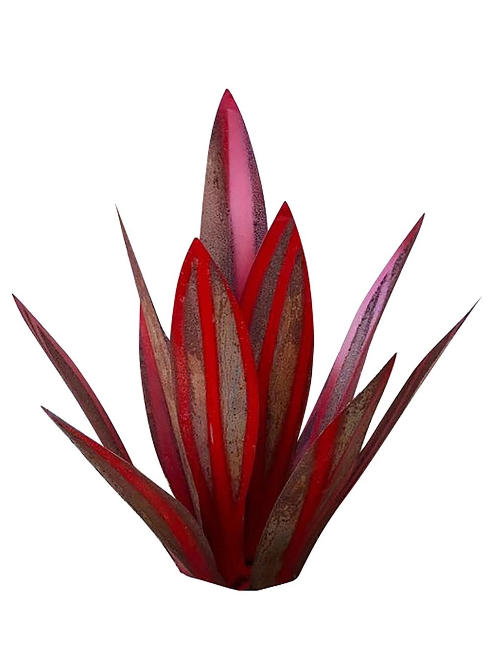 27cm Fer Art Tequila Plante Ornement BRICOLAGE de Décoration Créative Fer Ornement Et D'anniversaire Plante Ornement: type11