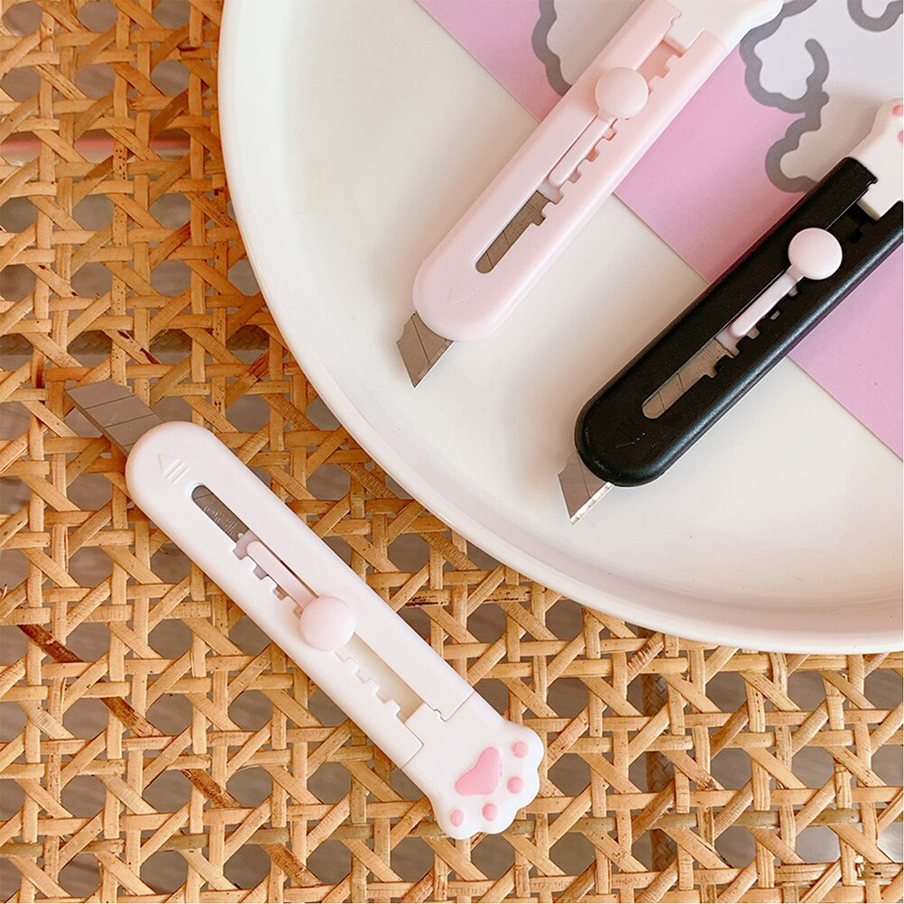 4Pcs Multi-function Box Cutters Adorable Craft Cutters Portable Paper Cutters Craft Supply