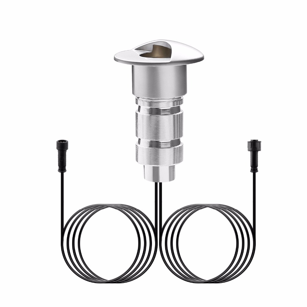 U-lampen 0,6 Watt LED Treppen Lampen IP65 LED Gartenpost Pfad Wasserdichte Beleuchtung Außenterrasse Sockel Lampe 6 teile/satz F101-6