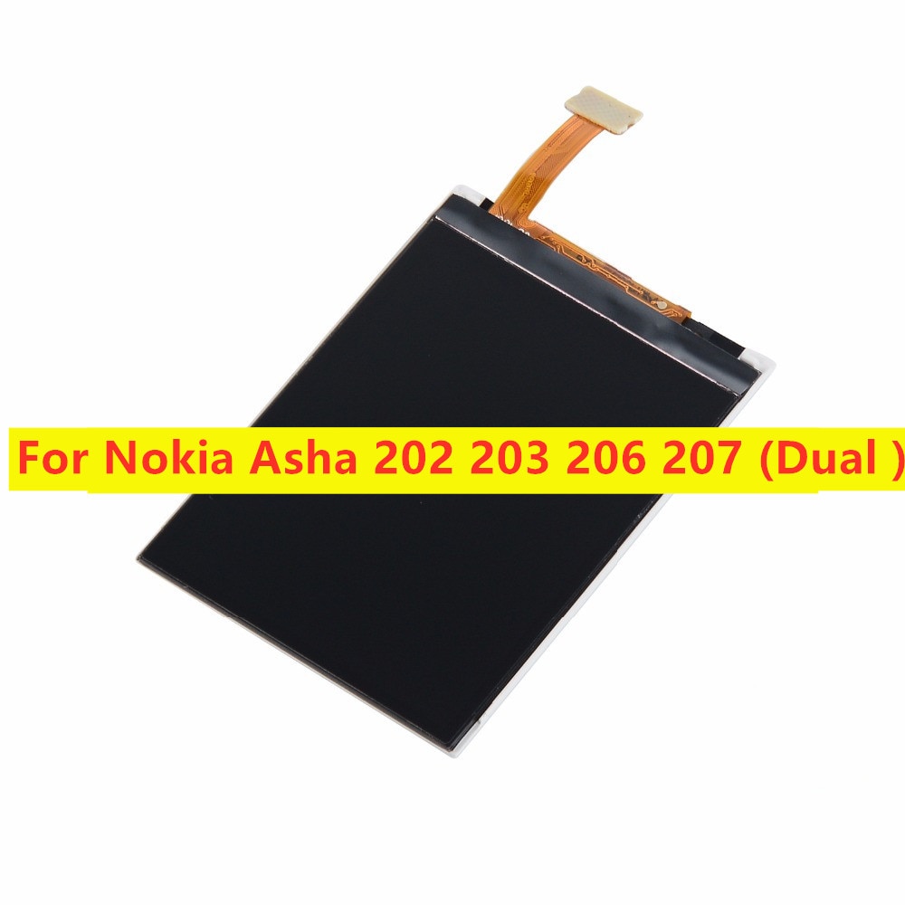 High Qaulity For Nokia Asha 202 203 206 207 208 300 301 X3-02 C3-01 515 Dual SIM LCD Display Screen