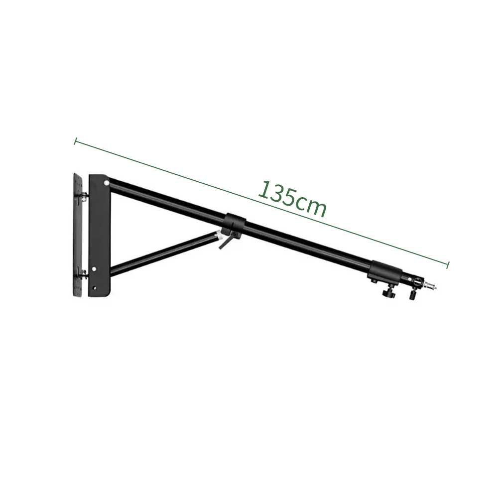 SH 100cm Wall Mount Boom Arm For Photography Studio Video Strobe Lights,Easy to Install,Store And Carry For Barber Shop: Yellow