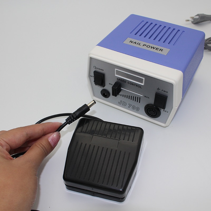 Ponceuse à ongles électrique JD700 Pro, 30000 tr/min, équipement de manucure/pédicure, accessoire
