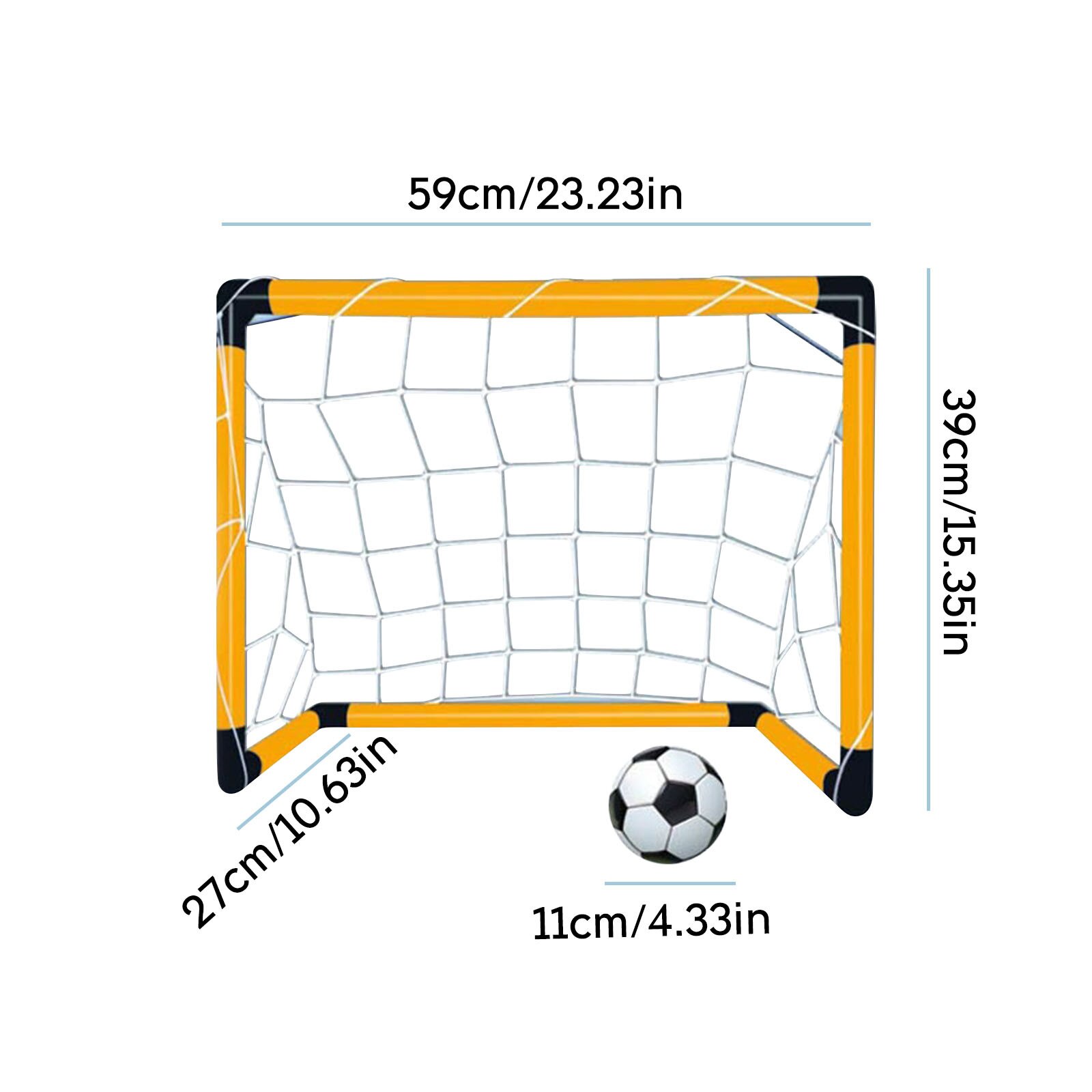Kinderen Gemonteerd Outdoor Voetbal Doel Draagbare Voetbal Doel Sport Games Grote Enkele Deur Indoor Educatief Speelgoed Sport: Default Title