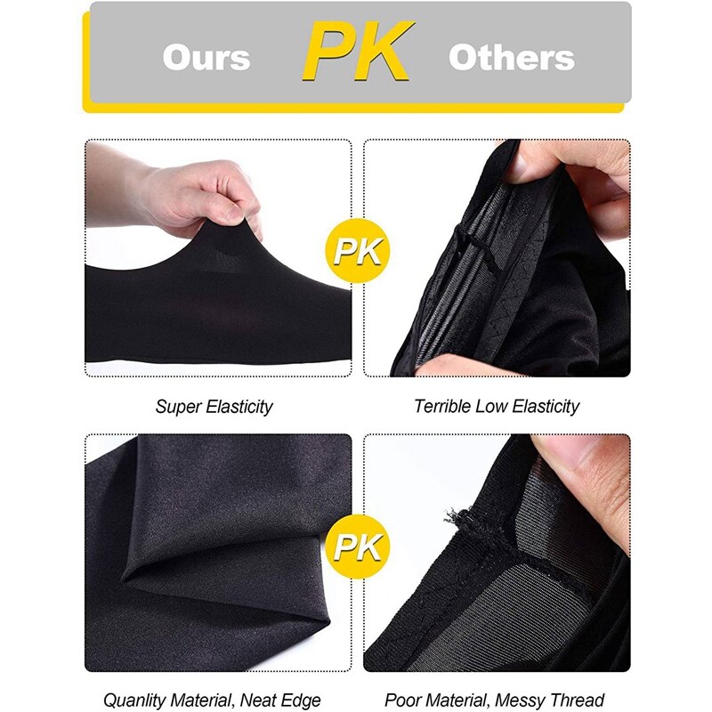 Sun Protection Bandana Neck Gaiter Head Wrap Face Cover with Arm Sleeves and Cap Set for Outdoor Activities