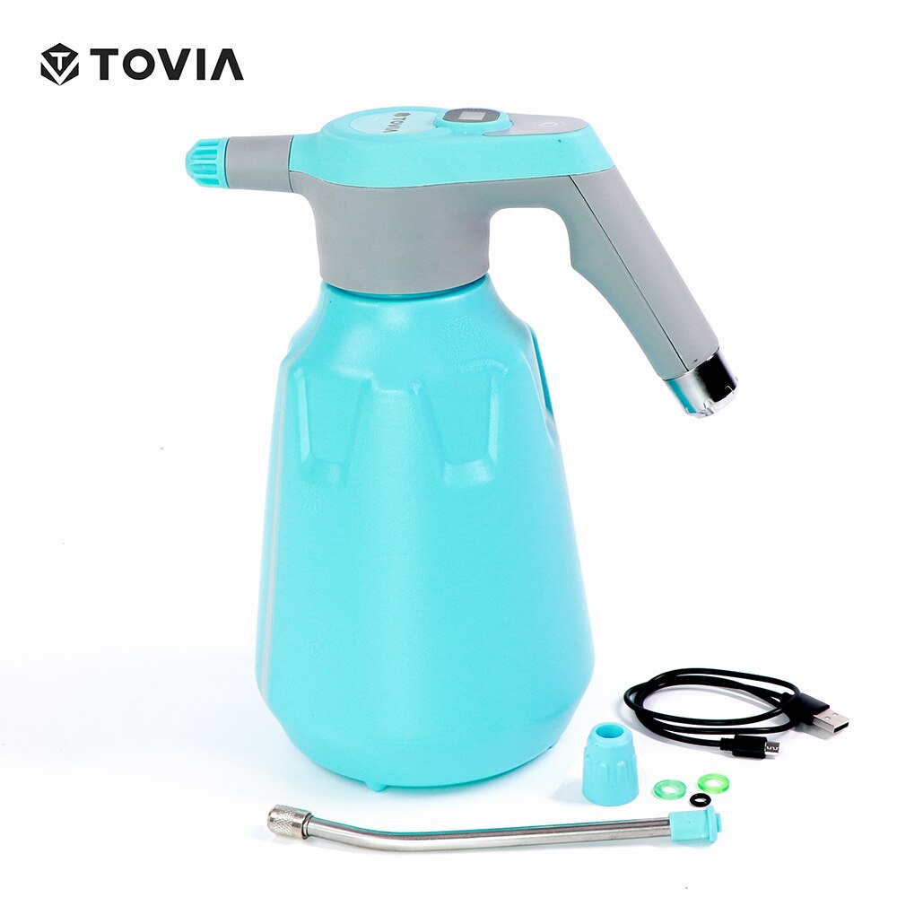 Elektrische Spuitfles 3L – Oplaadbaar, 2000mAh, Automatische Tuinsproeier, Blauw, Geschikt Voor Bemesting En Ramen