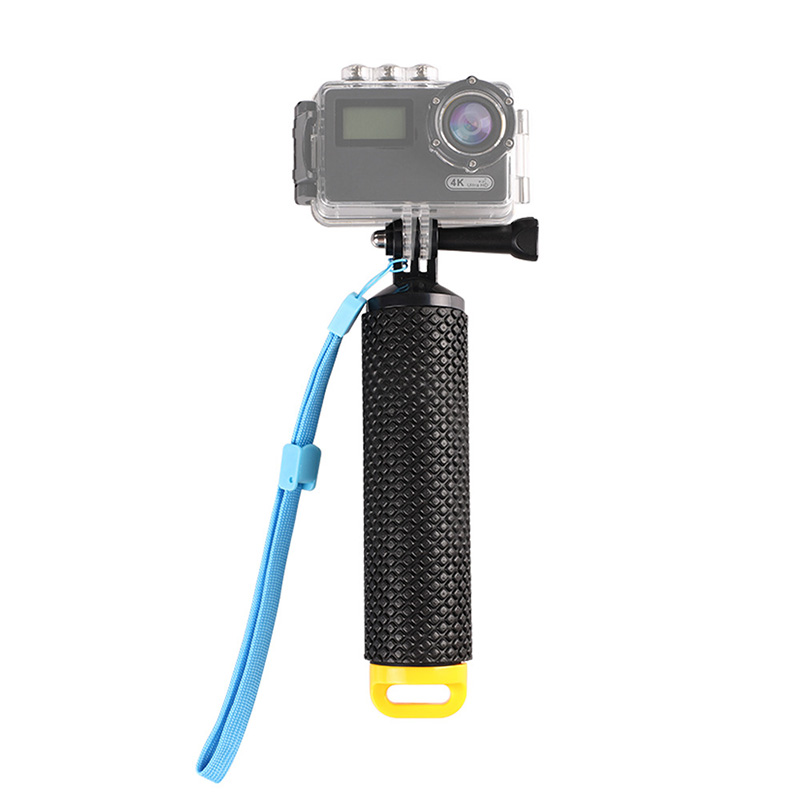 Floating Hand Grip Handle Diving Stick For GoPro Camera Hero 4 3+ Water Sport Cameras Handler Mount Accessories: Yellow