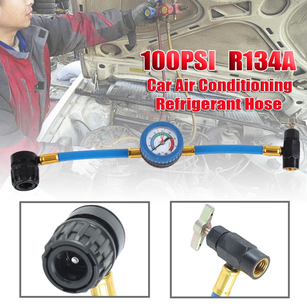 R134a bil klimaanlæg kølemiddel slangetrykmåler til kølemiddel klimaanlæg værktøjer