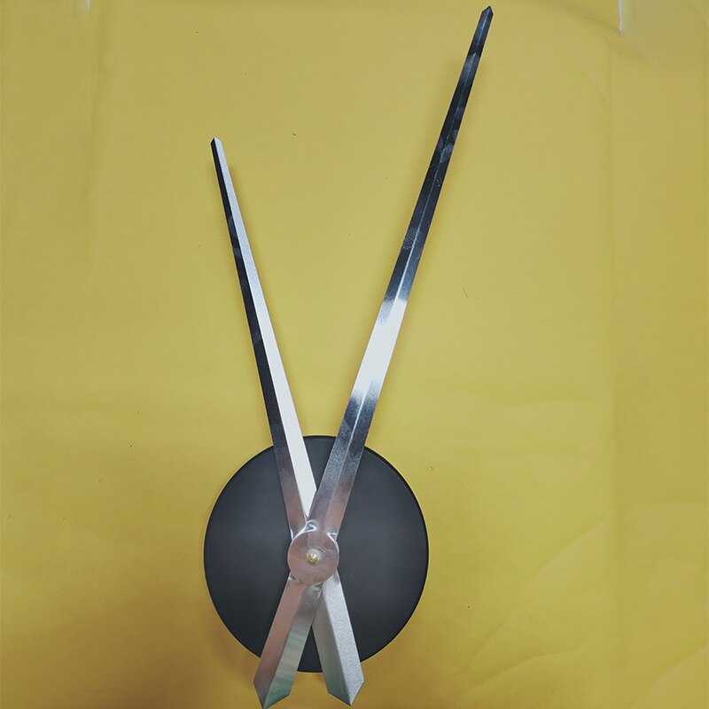 Conjunto de reloj de pared DIY para decoración del hogar, accesorios de repuesto para manos y funda de acero inoxidable, gran movimiento de