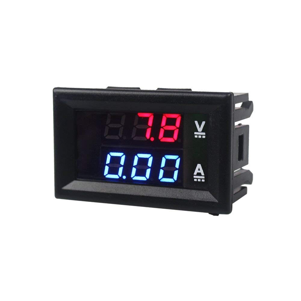 100 V 10A 0,28 "Blau Rot Dual LED Display Mini Digital Voltmeter Amperemeter DC Panel Amp Volt Strom Meter tester Mit Linien Heißer