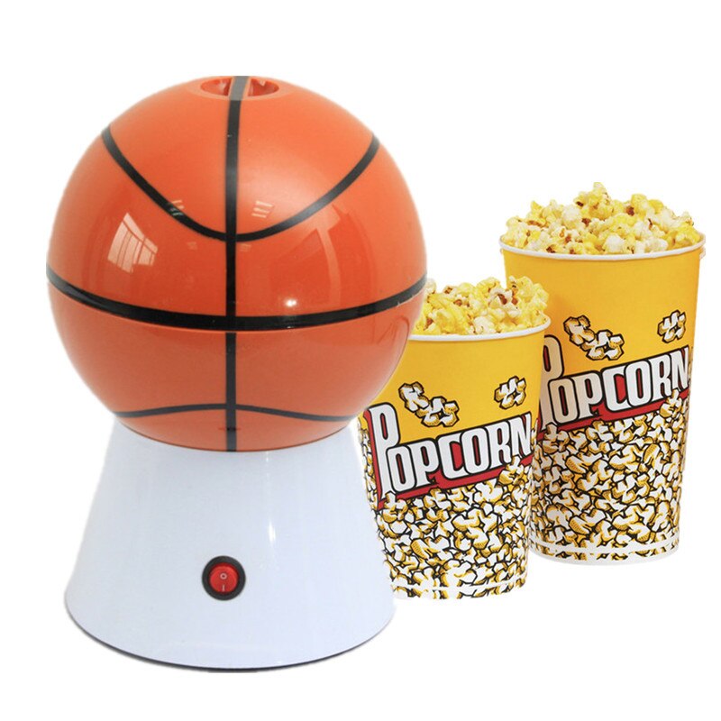 Thuis voetbal elektrische popcornmachine volleybal kleine maïs extruder kinderen elektrische basketbal popcorn 110 V ~ 220 V 1200 W