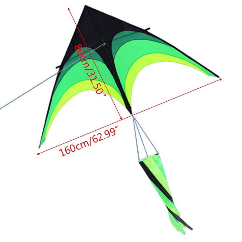 Colorful life delta kite for children, adults, outdoor sports, entertainment, family, parent-child activities supply