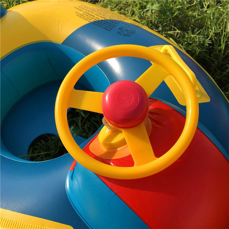 Baby Swimming Float Ring Inflatable Floating Float Lying Swimming Children Circle Inflatable Double Raft Swim Ring Kids Pool Toy