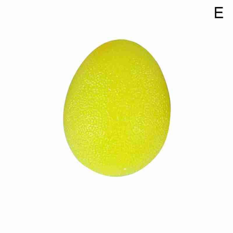 Eivormige Siliconen Grip Stress Bal Hand Vinger Weerstanden Strengthener Zachte Bal Voor Hand Squeeze Training Fitnes D7V8: E