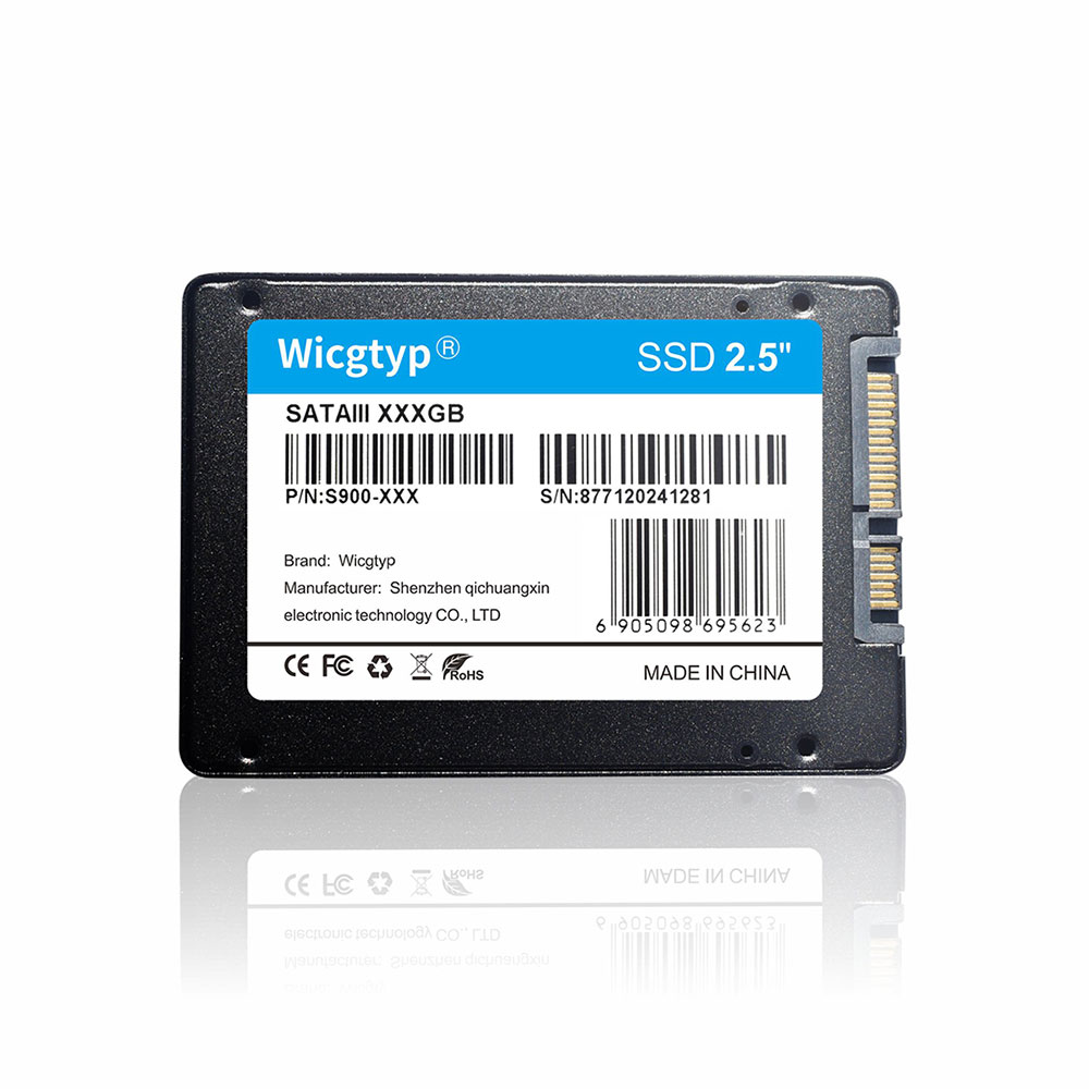 Wicgtyp 7MM 2.5 SATA III 6 GB/S SATA ii 3 2 hd ssd 120GB Solid State Disk drive harde schijf SSD Voor Notebook Computer Metalen Shell