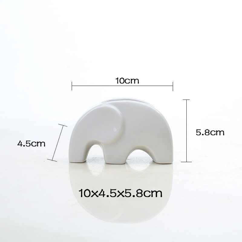 einstellen von 2 stück Elefanten förmigen keramik blumentopf Mini elefant porzellan blume pflanze topf für Schreibtisch Heimat Garten dekoration