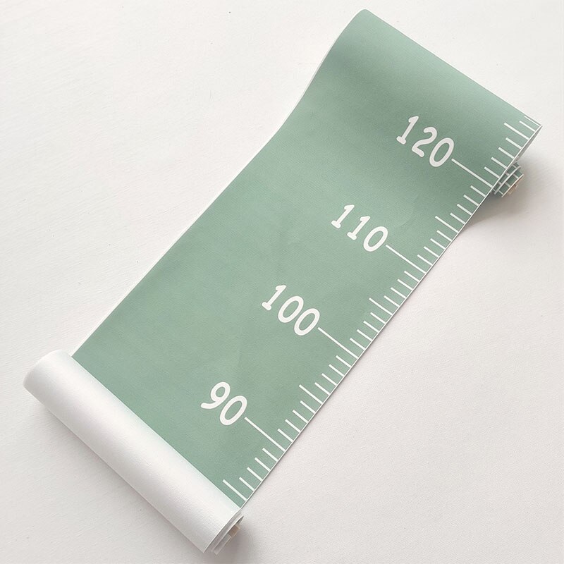 Nordisk stil baby barn barn höjd linjal barn tillväxt storlek diagram höjd mått linjal för barnrum heminredning konst prydnad