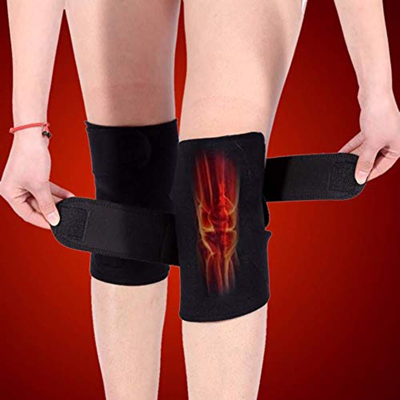 1 paar Toermalijn Zelf Verwarming Knie Pads Magnetische Therapie Kneepad Pijnbestrijding Artritis Brace Ondersteuning Patella Knie Mouwen Pads