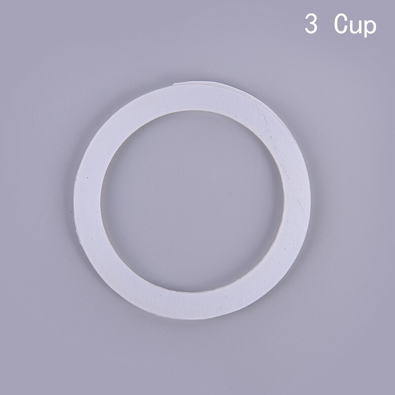 Silicone Seal Ring Flexible Washer Gasket Ring Kitchen Coffee Makers Accessories Parts: 3 cup