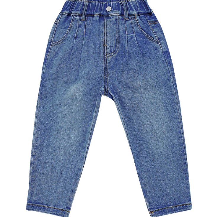 Efterår drenge flæser casual jeans 1-6 år piger all-match denimbukser: 6t