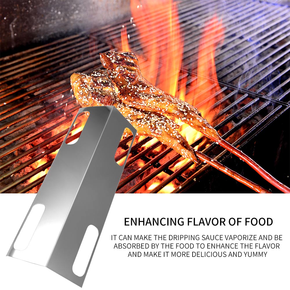 Barbecue Heat Plate Stainless Steel Barbecue Burners Cover Grill Heat Shield Outdoor Barbecue Parts For BBQ Grill Tent