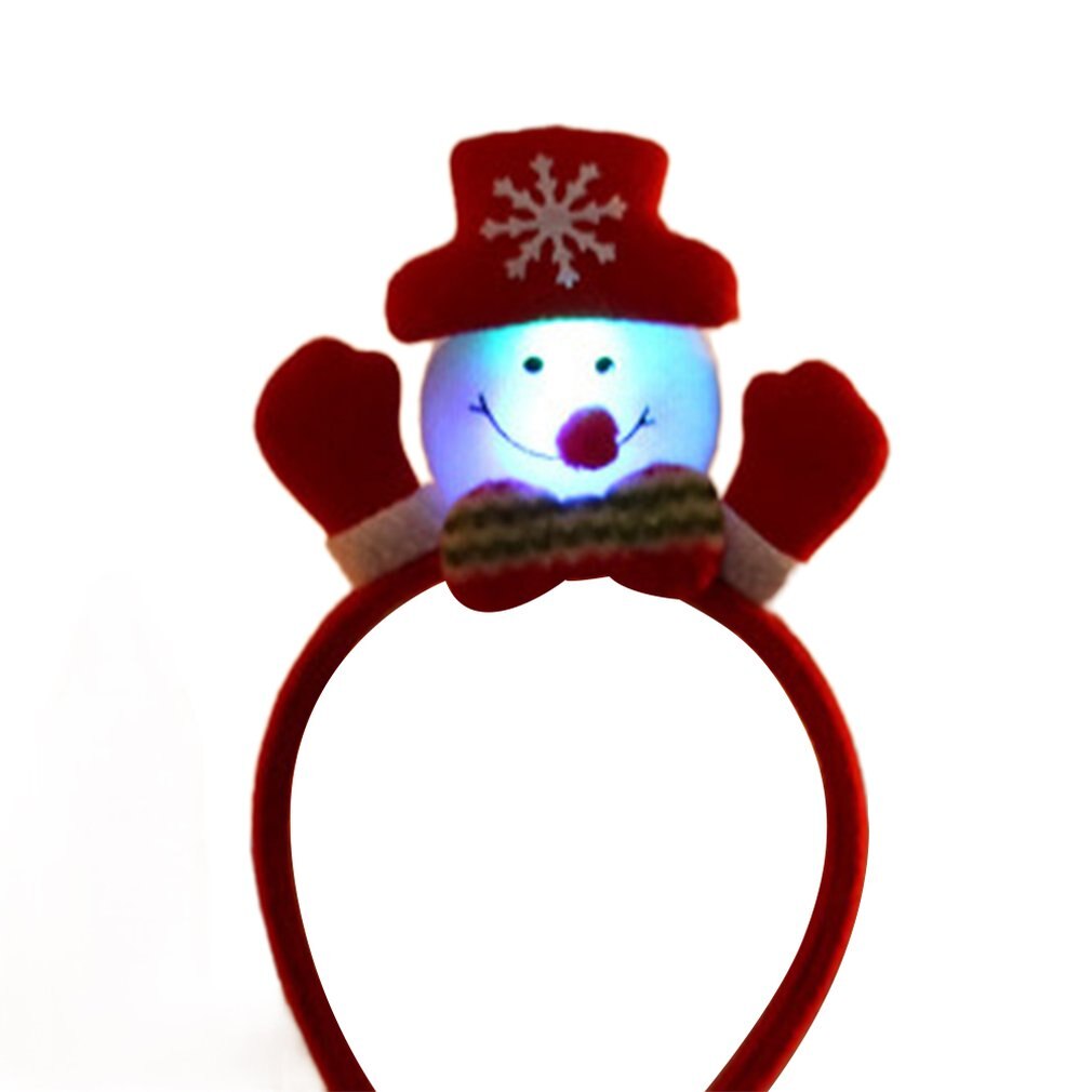 1pcs Christmas Headband Hair Accessories Deer Ears For Kids Adult Christmas Party Deals Santa Xmas Hair Band Clasp Headwear: Style10