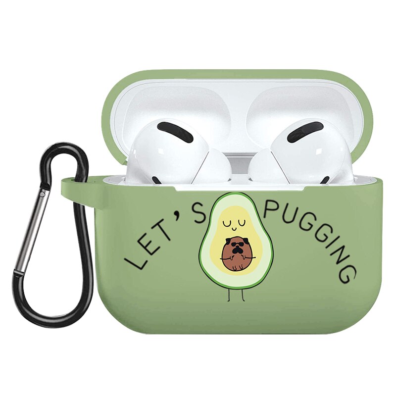 Per Apple AirPods Pro Caso Del Fumetto Sveglio di Avocado Auricolare Custodia Per Airpods 3 Molle Della Copertura Del Silicone di Ricarica Borse Caso della Cuffia capa: nygzogou3d
