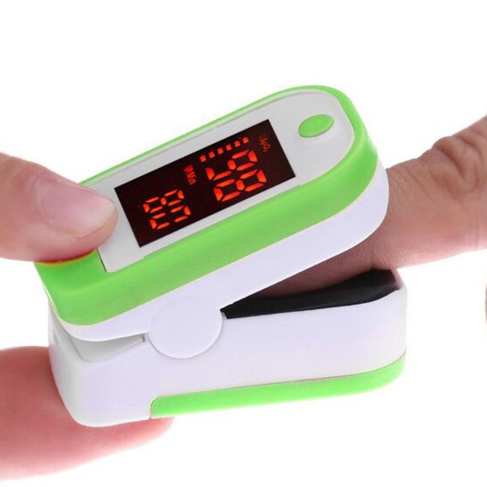 Puls oximeter finger puls oxymeter digital iltmåler klip type spo 2 pr sensor oled display fingerspids puls oximetre