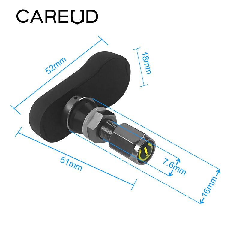 Alleen Voor Careud Ingebouwde Sensor Tpms M3 Motorfiets Draadloze Interne Sensor Th Kan Niet Vervangen Batterij 0-8 Bar