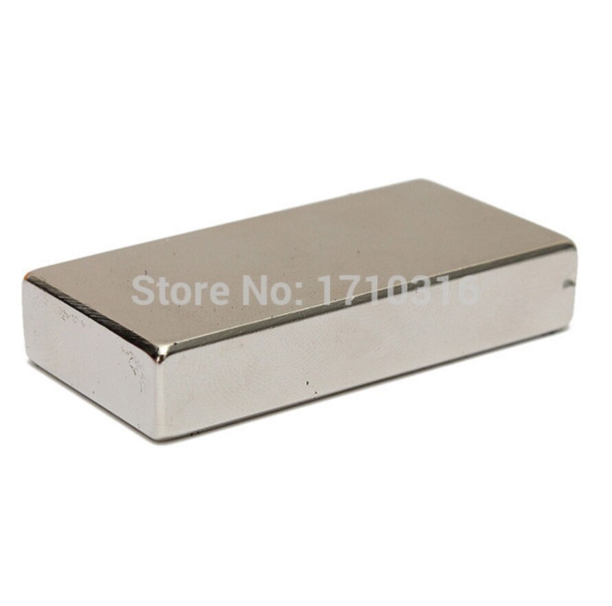 N52 SIZE100 * 50*25Mmmagnetics 1Pcs Big Bulk Super Strong Strip Block Magneten Zeldzame Aarde Neodymium