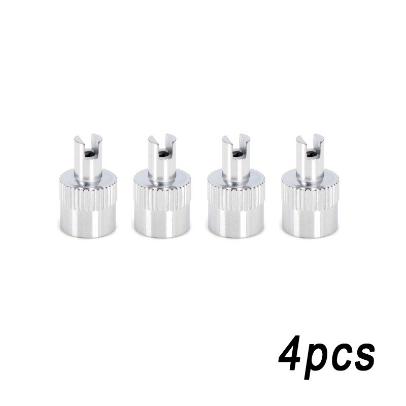 Sleufschroeven Ventieldopjes Met Core Remover Tool Moto Rcyle/Auto Moto Voertuig Universele: 4pcs