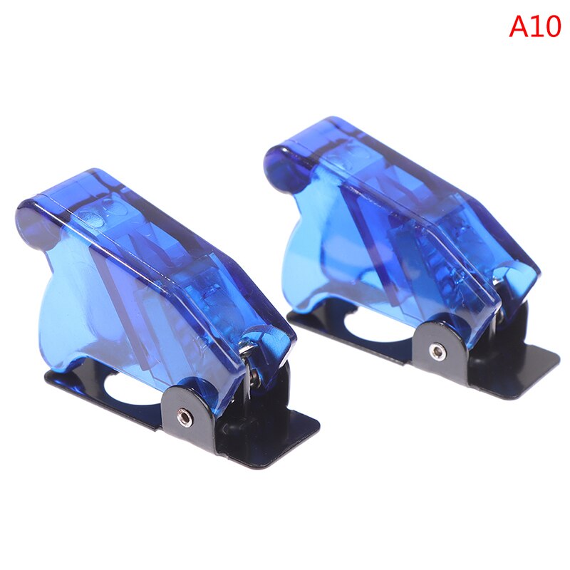 2 pièces Auto Voiture Bateau Camion Led Illuminée Interrupteur À Bascule Avec Sécurité Avion Secousse Couvrent la Garde: 10