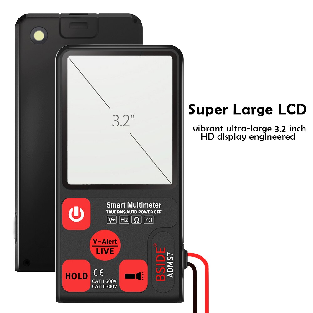 Digital Multimeter Ultra-Portable LCD Display DC AC Voltmeter Analogue Tester DIY meter Capacitance Meter Resistance Tester