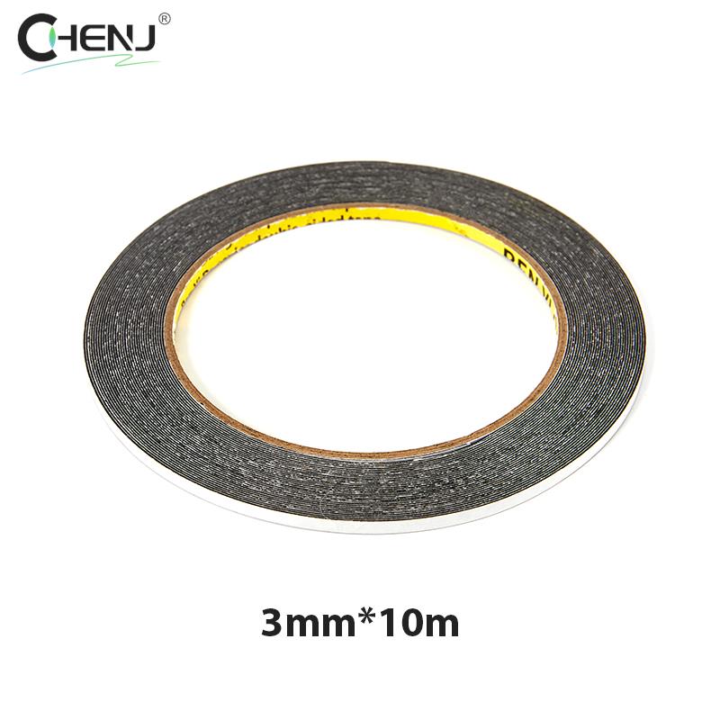 Cinta adhesiva de doble cara para reparación de teléfonos móviles, adhesivo de 1 piezas, 10m de grosor, 0,3mm, para pantalla táctil LCD: Azul oscuro