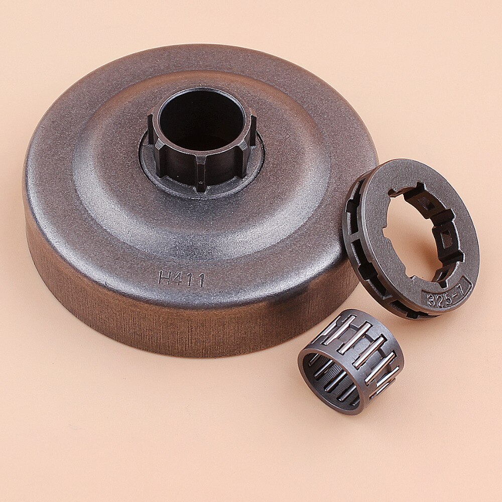 Clutch Drum Sprocket Rim 19mm .325-7T Needle Bearing Kit For HUSQVARNA 55 51 50 154 254 Chainsaw 503088702