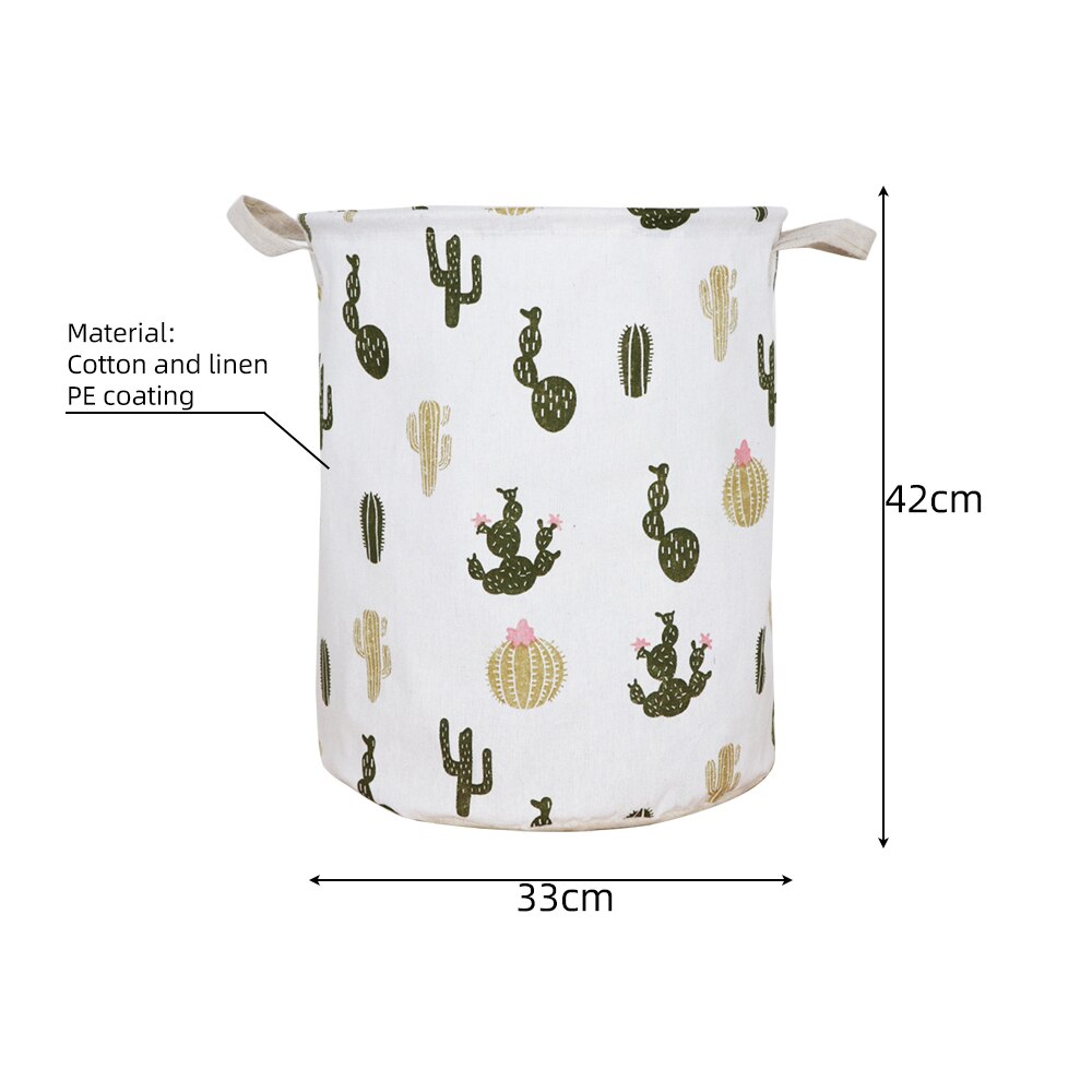 Canvas Waterdichte Wasserij Organisator Mand Grote Capaciteit Wasmand Vuile Kleren Opbergtas Speelgoed Thuis Opslag Bin: A1