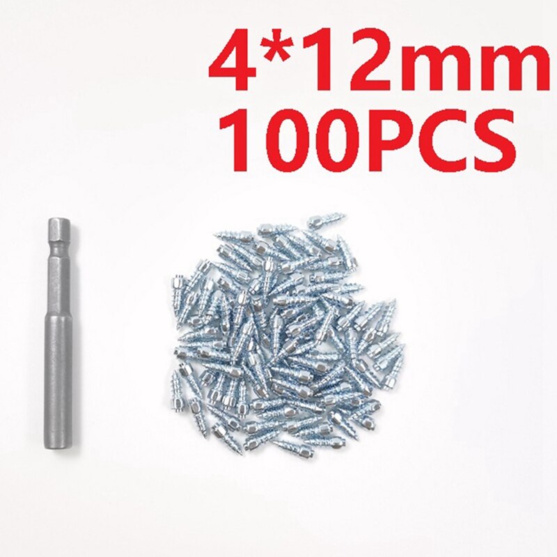 Spikes Voor Banden Universal Scooter Wiel Band Sneeuw Spikes Studs Banden Anti-Slip Schroef Stud Trim