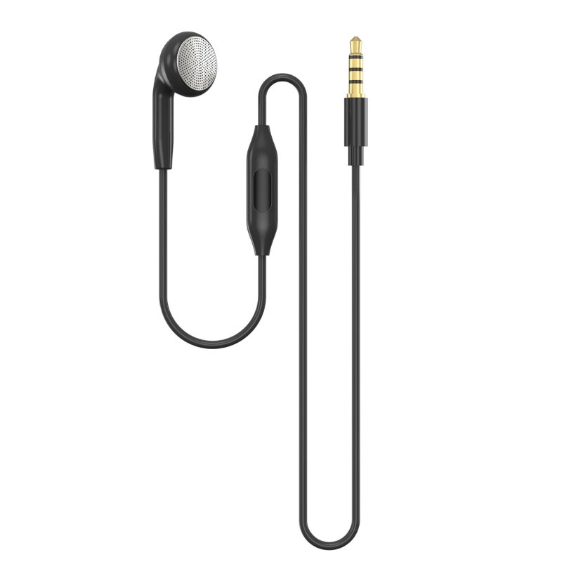 Auriculares internos DXAB lado con Cable micrófono integrado, compatibles con mayoría los dispositivos: Rojo