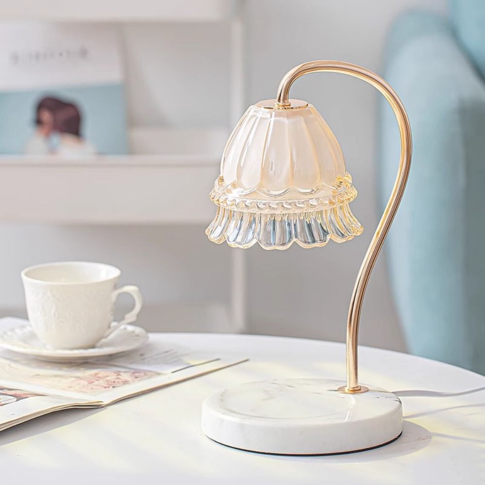 Aromadiffusor, aromatherapie-kerzenlampe, schreibtischlampe, aromatherapie-kerzenlicht mit zeitschaltuhr, kupfer, stimmungsvolle beleuchtung