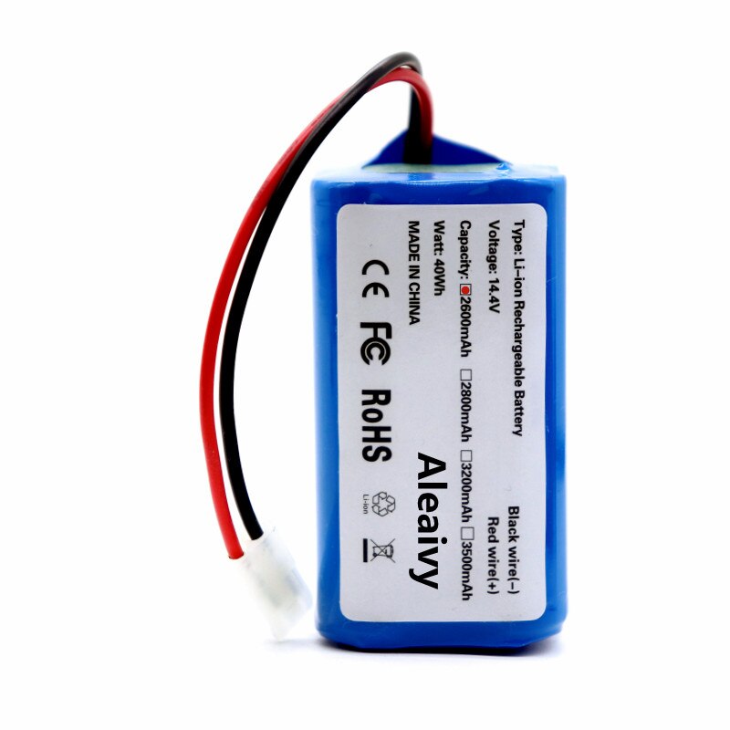 Batería de iones de litio de 14,8 V y 2600mAh para Xiaomi G1 MI, paquete de batería 18650 para Robot aspirador MJSTG1, nueva
