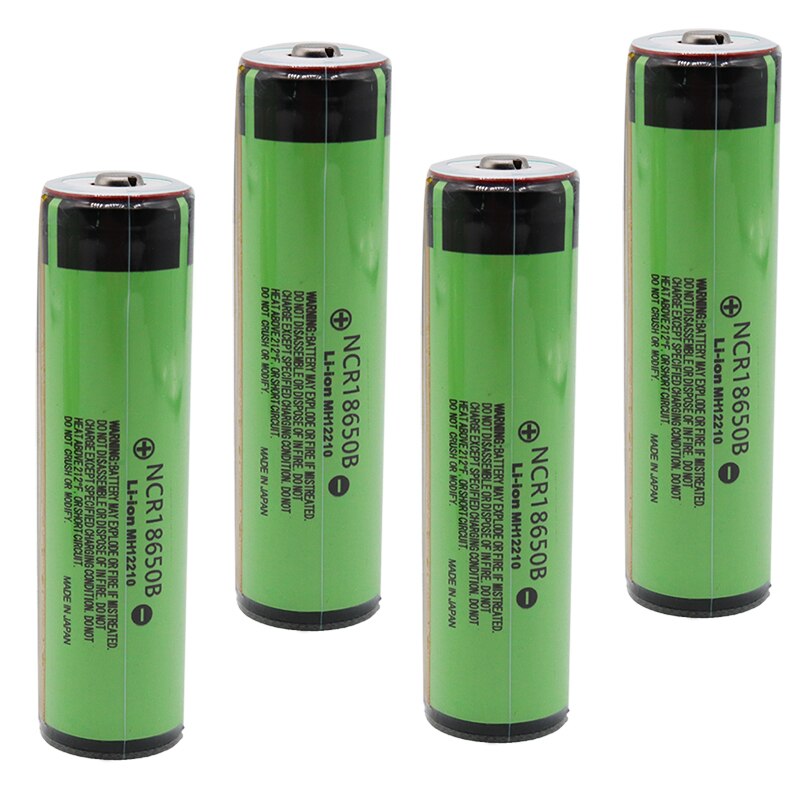 Batería recargable de iones de litio, 100% Original, 18650 NCR18650B, 3,7 V, con PCB, 3400mAh, para linterna, 18650 baterías