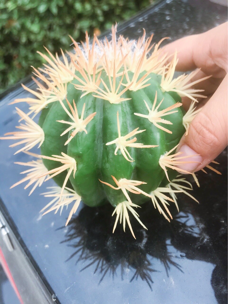 1PC Funny Cactus Car Antenna Pen Topper Aerial Ball Decor Toy Finding Car