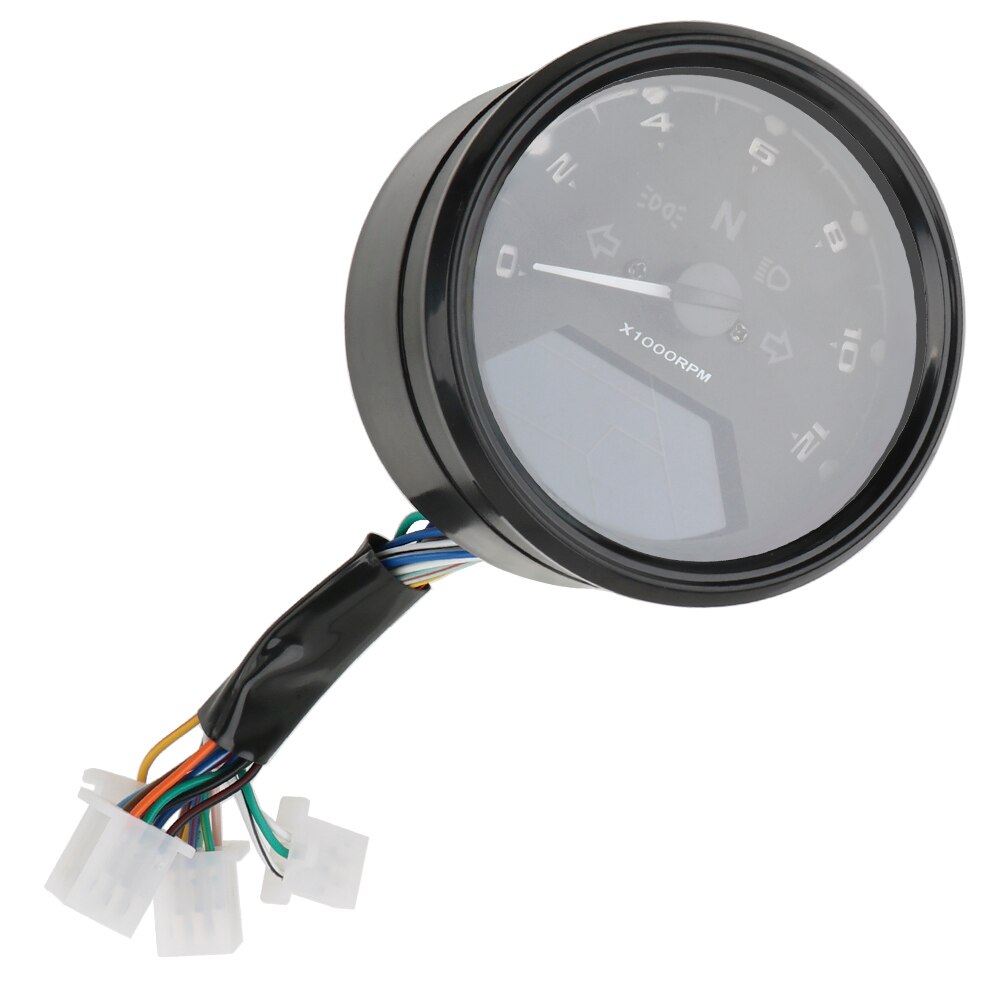 Night vision Dial Odometer LED Multi-function Digital Indicator Tachometer Fuel Meter Universal Motorcycle Panel Speedometer